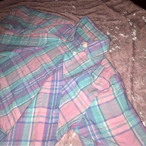 Vtg 80s/90s Pastel Goth/Kawaii Fun Plaid Picnic Matching Shorts Set - Picture 12 of 12